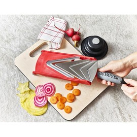 de Buyer Disc Cutter, Plastic, Red, 36.5 x 12.2 x 8 cm