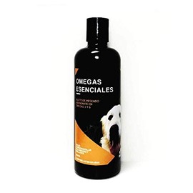 Aceite de Pescado 100% Natural para Perros y Gatos, suplemento líquido abundante en Omega 3 Que Contiene Todos los ácidos grasos Naturales EPA y DHA (1 lt)