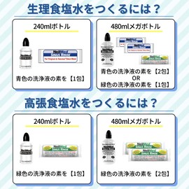 【Manufacturer Exclusive】Sinus Rinse High Salt Concentration Refill 60 Pack