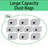 10 Pack Replacement Disposable Dust Bag Compatible with ECOVACS DEEBOT