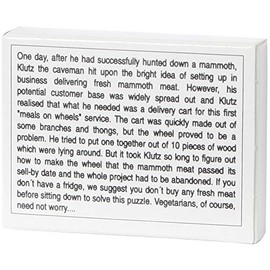 Bartl 102532 Mini Wooden Puzzle The Wheel of the Neanderthal 10 Pieces