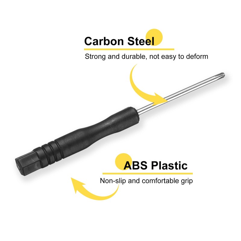uxcell Mini Phillips Screwdriver 2.0mm Cross Head 3.23" (82mm) Length