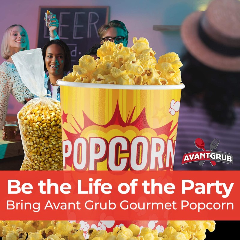 Leakproof, Super Durable 32oz Disposable Popcorn Bucket Tubs 50 Pack.