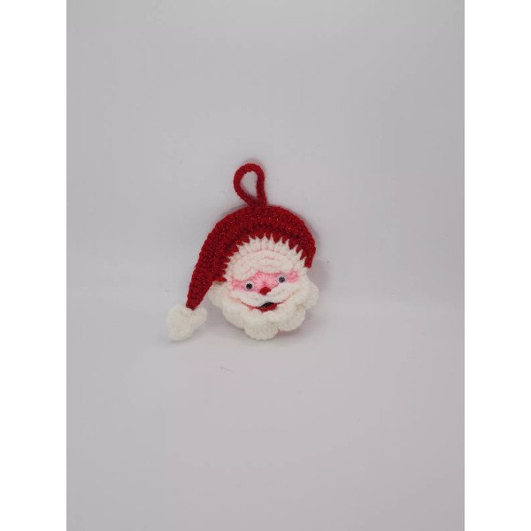 Handcrafted Santa Claus handcrafted netting Christmas Hornament