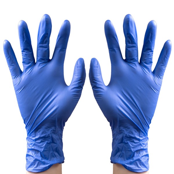 CHEF ROYALE Pack of 500 New Blue Vinyl Gloves -