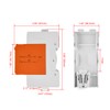 Heschen HS-PV1000 2P 1000VDC 20KA Fire Proof 35mm DIN Rail