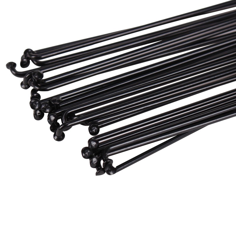 SENQI Bicycle Steel Spokes 80mm-290mm with Copper Cap 36pcs