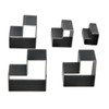 5Pcs Leather Die Cutter Hollow Assorted Size High Carbon Steel