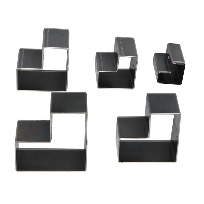 5Pcs Leather Die Cutter Hollow Assorted Size High Carbon Steel