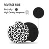 Leopard Print Car Coasters,Cute Car Assecories for Women,Universal Auto Anti
