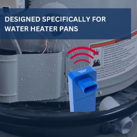 Flood Buzz Blue Model | Water Leak Alarm for Water Heaters and Water Heater Pans
