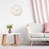 HZDHCLH Wall Clock, Quiet, Continuous Second Hand, Simple, Small, Diameter