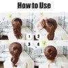 4PCS Hair Bun Donut, Hair Bun Shaper Set for Buns