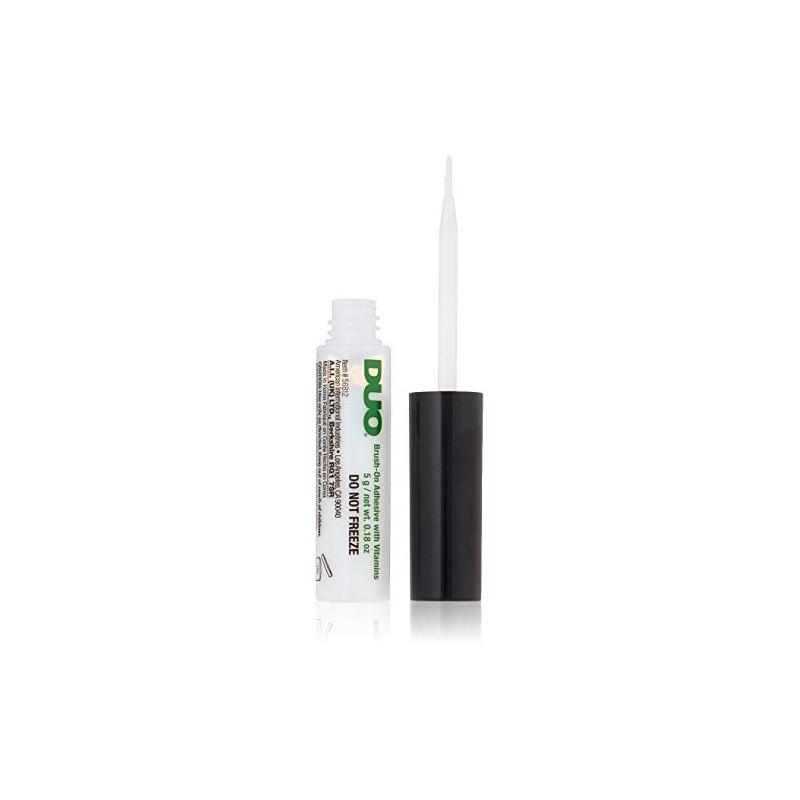 Duo Brush-On Striplash Adhesive White/Clear, 0.18 Ounce (Pack of 2)
