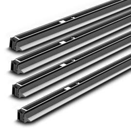 Wiper Blade Refill, 26''+19'' Wiper Refill 10 mm Original Equipment Manufacturer Replacement Wiper Blade Refill Rubber Strip Cut to Size (Pack of 4)