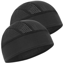 vidsel Skull Cap Cooling Helmet Liner Beanie Breathable Mesh Sweat Wicking Cycling Running Hat for Men Women