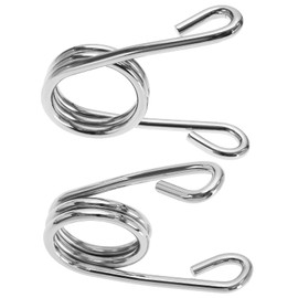 SG Store Motorcycle Seat Springs, Motorcycle Solo Seat Springs, Motorcycle Seat Saddle Springs, Fixed Steel Springs, Motorcycle Replacement Accessories, Silver, Pack of 2