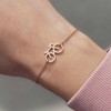 SAILBRACE Bracelet Rose Bike Chain, Rose gold