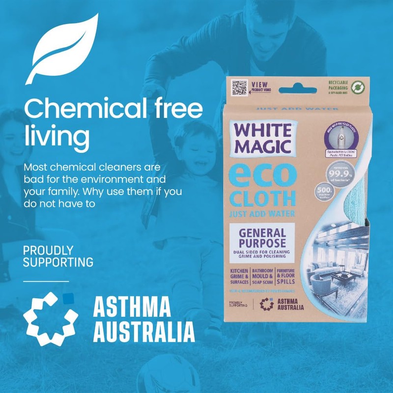 White Magic General Purpose Eco Cloth, Great Household Cleaning Tools