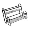 Metal Desktop Storage Rack 2 Tier Prevent Slip Multifunction Metal