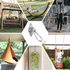 OHIYO 2PCS M10 Stainless Steel Pad Eye Hooks+2PCS 10MM Snap
