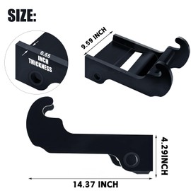 X-Change Coupler Bracket mini Excavator Bucket Mount attachments Quick Attach for Bobcat E Series Black-Coating Steel Attach Coupler