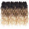 Faux Locs Crochet Hair 18Inch Goddess Locs Crochet Hair, 6Packs