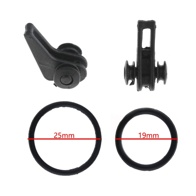 SING F LTD 10x Hook Keeper Fishing Black Plastic Rod