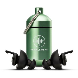 Schallwerk ® Dream+ Ear Plugs for Sleeping (for Small Ears) - High Quality Ear Plugs - Dampens Noise & Snoring - Hearing Protection Ideal for Quiet Sleep, Ear Protection