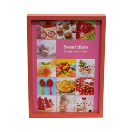 KING 815125 JWC-2L-PK Picture Frame Wood Frame 2L Pink