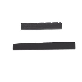 Ebony Guitar Upper, Nut Bottom Saddle Repair Replacement Accessory for Classic Guitars