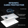 4 Pcs RFID Shielding Cards, Credit Card Protector, Anti-Theft Contactless