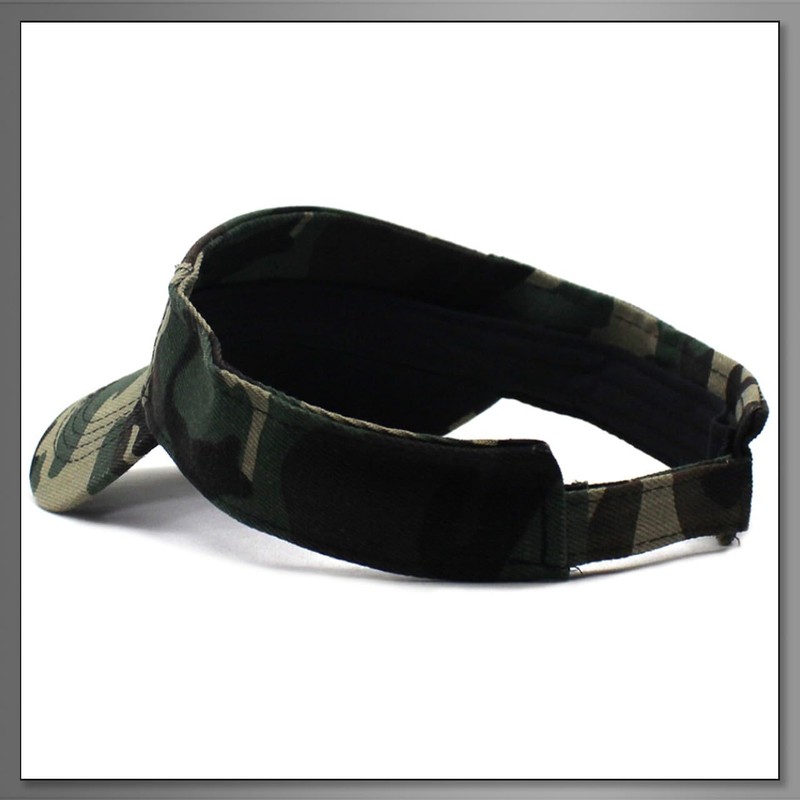 Buzz Selection CAP693 Visor, Sun Visor, Hat, Camouflage, Sun Shade,