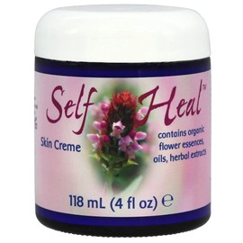 Flower Essence Services Self-Heal Cream Jar, 4 Ounce
