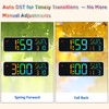 Peakeep Large Display Digital Alarm Clock for Bedrooms, Date Day