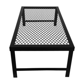 Folding Camping Grill,Heavy-Duty Portable Foldable Campfire Grill,Iron Mesh Grate,Portable Barbecue Net Table,Camp Fire Cooking Racks Suitable for Outdoor Barbecues, Picnics, Camping