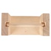 Wooden Yarn Holder 5.1in Long Sturdy Smoothing Rotatable Easy Assembly