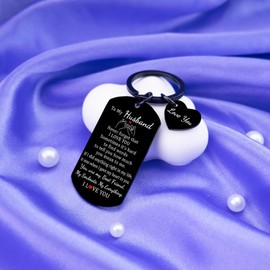 Best Father's Day Birthday Gifts For Husband Cool Mens Fathers Day Birthday Gifts For Husband From Wife Unique Husband Keychain From Wife Thoughtful Birthday Anniversary Valentines Gifts For Husband