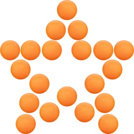 Frienda 24 Pieces Refill Balls for Popper Soft Foam Balls Refills Approx 1.1 Inch in Diameter, Soft Small Light Cat Ball Pet Toys(Orange)