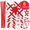 Baker Ross FX983 England Flag Windmill Kits - Pack of