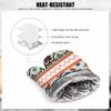Mxocom Aztec Pattern Silicone Oven Mitts and Pot Holders Sets