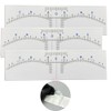 50pcs Disposable Eyebrow Ruler Stickers Eyebrow Position Ruler Guide Sticker