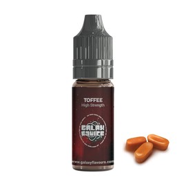 English Toffee Flavouring - High Strength Food Flavoring - 230+ Flavours -10ml Bottle.