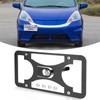 Front Bumper Tow Hook License Plate Mount Bracket Compatible with