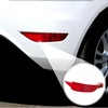 Twowinds Bumper Reflector, Cat Eye Reflector, Red Reflector for Rear