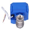Motorized Ball Valve Stainless Steel Straight Through Mini Hydraulic Fitting