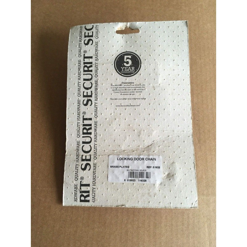 Securit Locking Door Chain - CP 110mm