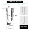 Herbert-fty 2X10 Joist Hanger 20 Gauge LU210 Galvanizing Face Mount