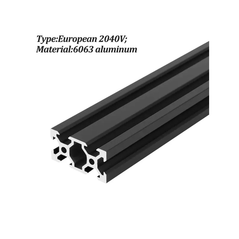 2040V 알루미늄 압출 2PCS 150mm 슬롯 유럽 표준 양극 산화