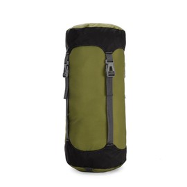Compression Stuff Sack for Sleeping Bag,8L/15L/25L/35L Lightweight Waterproof Compact Compression Nylon Stuff Sack StorageBag,Travel Compression Bag for Camping,Backpacking,Clothes Storage (Green, XL)